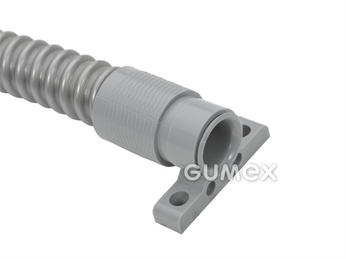 Verbinder ADH 174 zum Schrauben für Kabelschutzrohre 14mm, IP40, EN 60529, PA6, -35°C/+80°C, grau, 